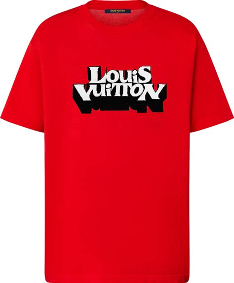 lv red tshirt|louis vuitton t shirt sale.